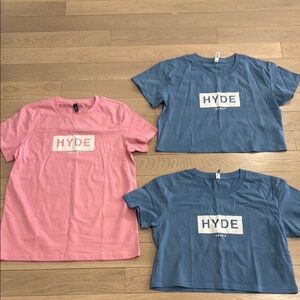 HYDE BEACH Pink and Blue T-Shirts